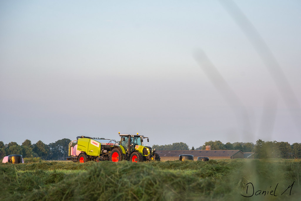 Claas silage demonstration