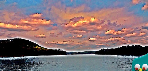 blue lake nature water clouds landscape scenic gumby lakeallatoona