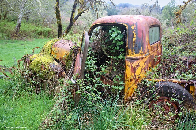 Abandoned Truck - Nehalem River - Oregon