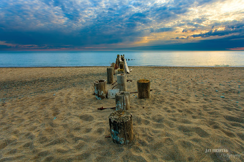 old morning blue sky lake ontario canada beach water clouds photoshop sunrise canon point landscape pier spring sand hamilton wide conservation wideangle 5d 50 hdr highdynamicrange lightroom photomatix