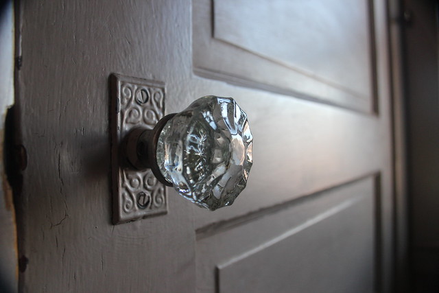 crystal doorknob