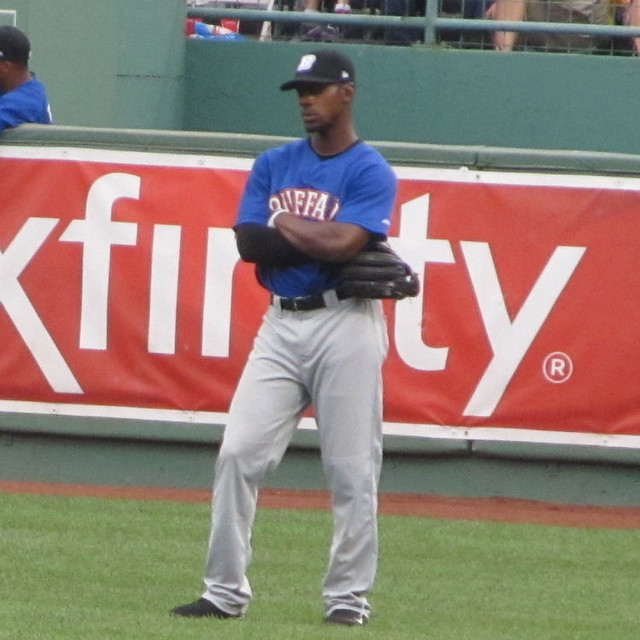 Fred Lewis In The Outfield