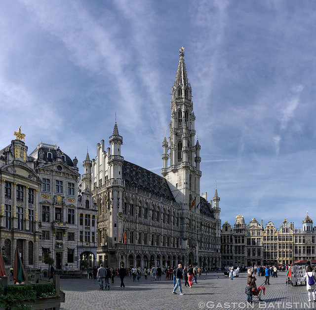 Hotel de ville, Grand Place, Brussels, Belgium
