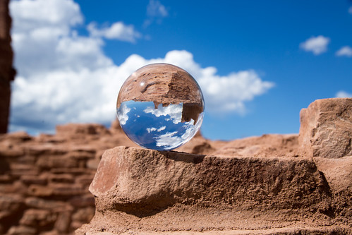 newmexico newmexicoskies newmexicolandscapes nativeruins nationalhistoriclandmark nationalpark nature glassorb bluesky ruins exploring canon canon5dmarkiii canonphotography sigma24105art sigmaart summerinnewmexico salinasmissionruins salinaspueblomissionsnationalmonument reflection upsidedown clouds bokeh depthoffield orbphotography differentpointofview