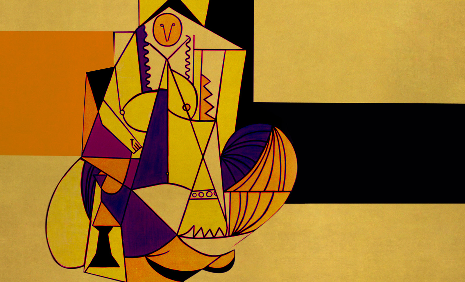 Odaliscas (Mujeres de Argel) yuxtaposición y deconstrucción de Pablo Picasso (1955), síntesis de Roy Lichtenstein (1963).