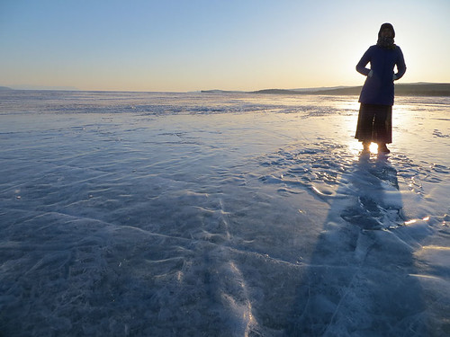 ice sunrise russia lakebaikal