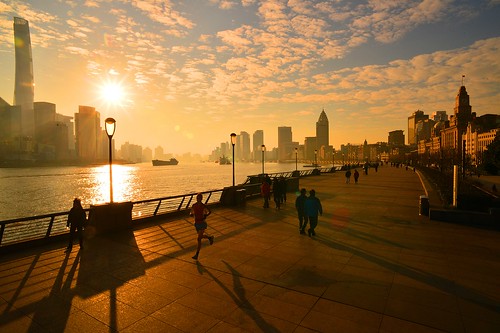 china shanghai huangpu district bund morning sunrise 中国 上海 外滩 ©allrightsreserved
