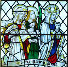 St Mary Magdalene, St Agnes and the Blessed Virgin by FC Eden, 1925