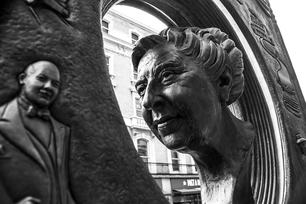 Agatha Christie in Metal | A monument to her writing. This s… | Flickr