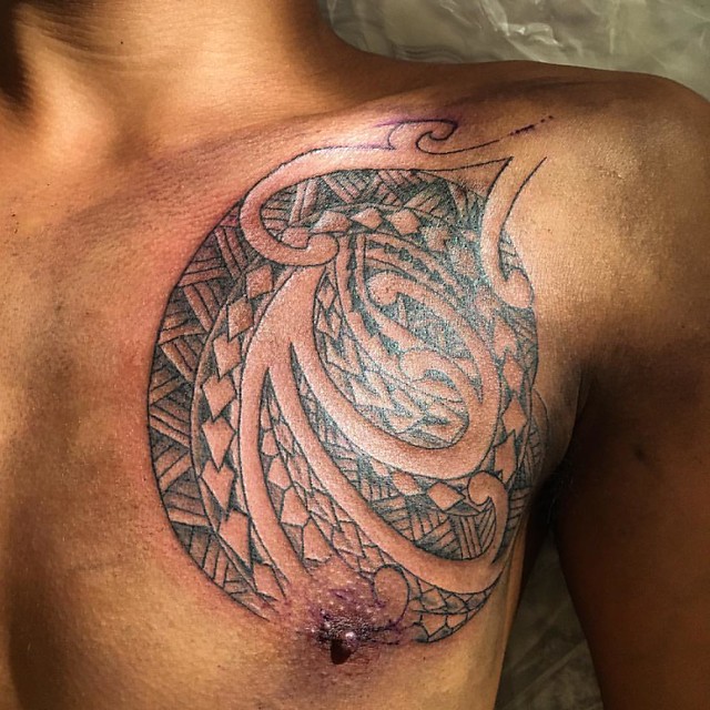 Polynesian tattoo design 