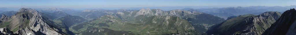 Panoramic view from the Pointe Percée