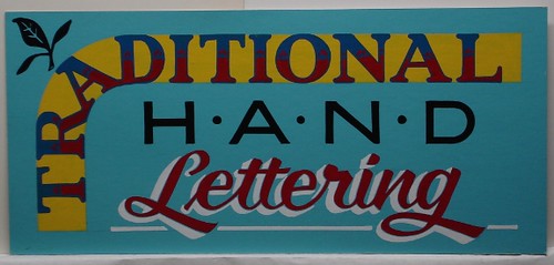 traditional hand lettering | by marestache