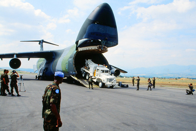 US troops arriving Macedonia