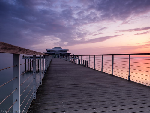 timmendorferstrand ostsee schleswigholstein balticsea bayoflübeck lübeckerbucht mikadoteehaus andreasschuberth seeschlösschenbrücke sunrise longexposure sleswickholsatia derechtenorden therealnorth