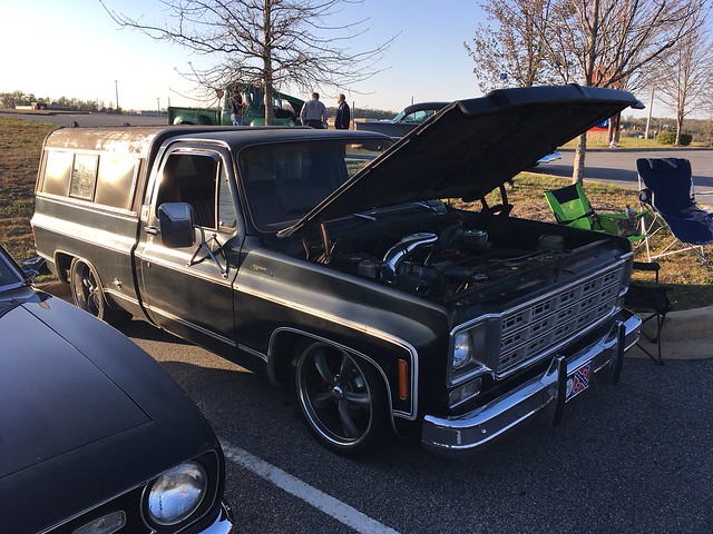 Another square body C10 with a camper shell