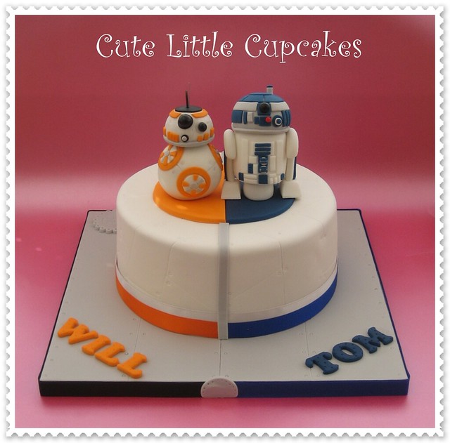 BB8 & R2D2 Birthday Cake