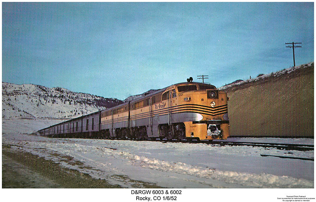 D&RGW 6003 & 6002 w/The Mountaineer