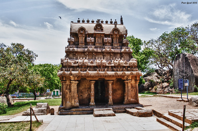 The Ganesha Ratha (Ganesha Chariot-Temple). Mahabalipuram. Храм Ганеши. Махабалипурам. Индия.