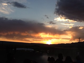 Sunset over Acoma