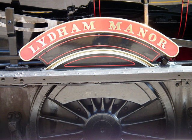British Railways locomotive 4-6-0 no. 7827 Lydham Manor