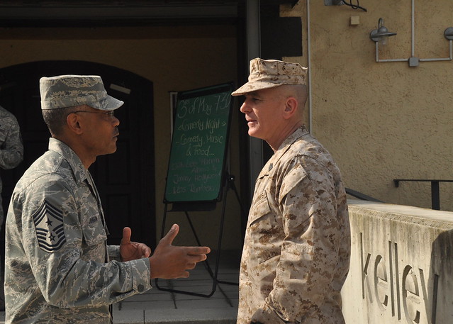 DOD's Top Senior NCO Makes First Visit to AFRICOM, Addresses Enlisted Service Members