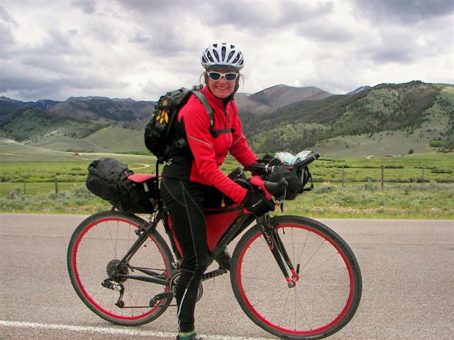 Jo Ann B on Pioneer Mountain Scenic Byway- Tour Divide