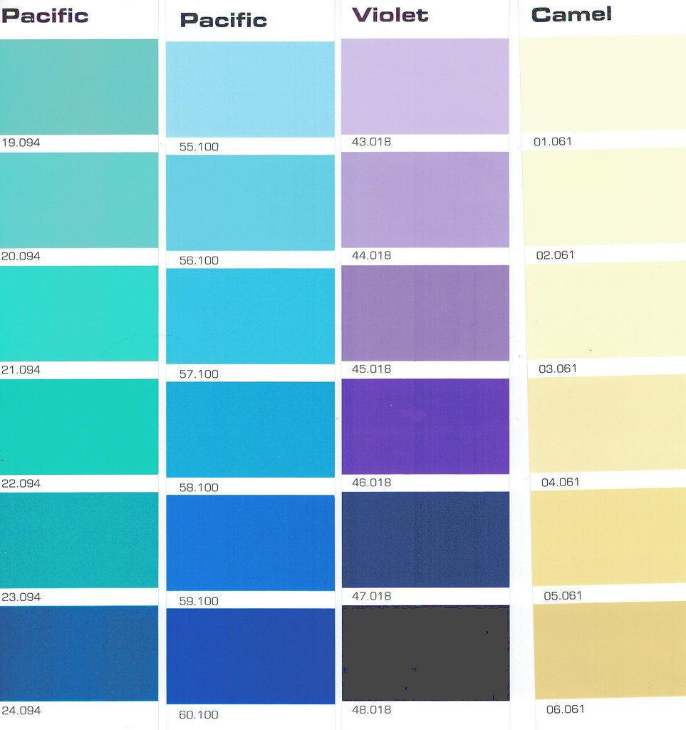 Farbpalette Wandfarbe | Mit einem schlechten Scanner gescann… | Flickr