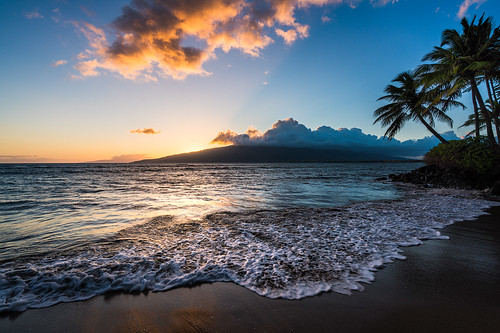 ocean travel sunset mountains beach colors beautiful landscape hawaii google sony creative maui resort palmtrees fe colorefex a7r andaz emount a7rii caseycolomb