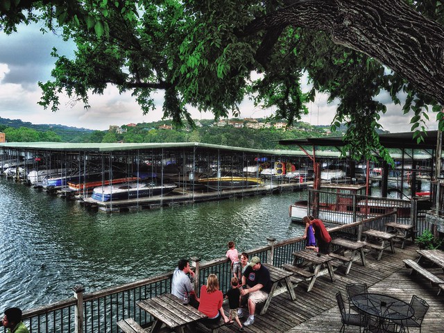 Docks on Lake Austin