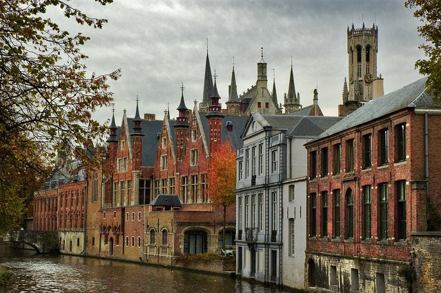 Bélgica - Canales de Brujas (canal Groenerei)