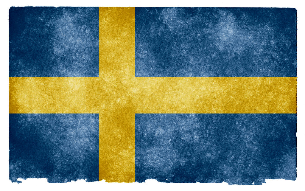 Sweden Grunge Flag Grunge Textured Flag Of Sweden On Vinta Flickr
