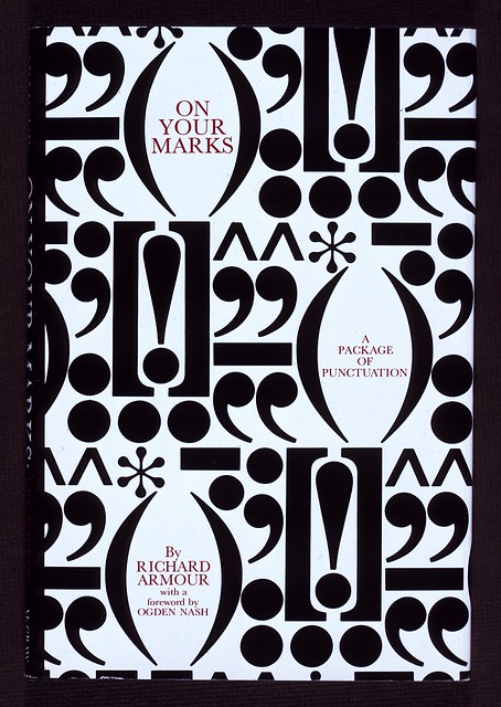 “On Your Marks” book jacket designed by Herb Lubalin, 1969