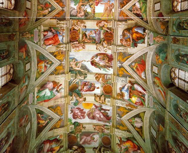 Sixtinische Kapelle, Michelangelo, Deckenfresko (ceiling fresco)