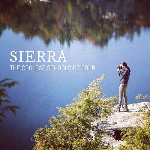 New Paltz makes @Sierramagazine’s “Cool Schools” list for sustainable practices, community engagement, facilities, scholarship and advocacy! #npsocial #npgreen #sierra #coolschools #sustainability #ecology #ecologylab #hiking #newpaltz #sunynewpaltz