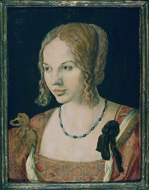 Dürer: Bust of a young Venetian woman [1505]