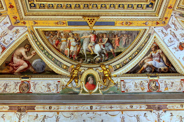 Florence - ceiling fresco - Palazzo Vecchio