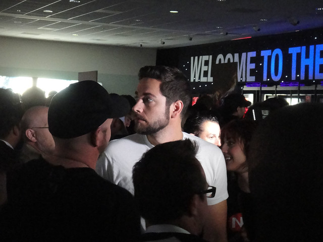 E3 Expo 2012 - Zachary Levi of Chuck and Nerd HQ in line to get into E3