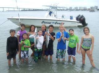 Group photo with barracuda.