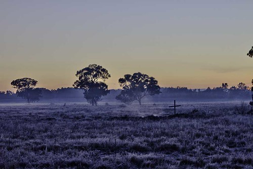 morning winter moon lake weather fog set sunrise landscape frost day farm albert australia pasture nsw foresthill waggawagga copyrightpaulwutzke abcopen:project=winter
