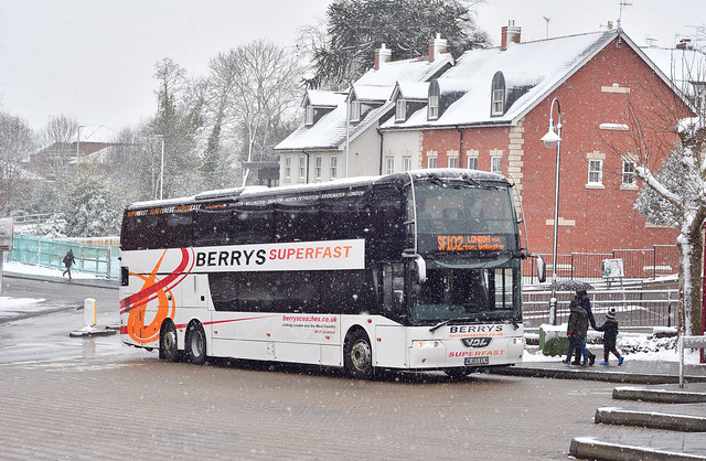 Berry's Coaches, Taunton - WJ65 ELH - Tiverton Bus Station