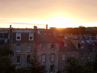 Sunrise over Stockbridge, Edinburgh