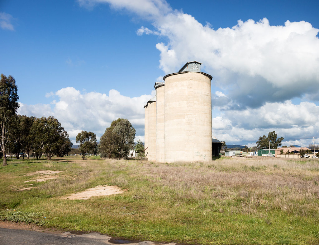 Old grain silos Holbrook
