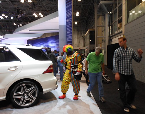 New York Auto Show, 2012 - Crazy Clown Dude | by smaginnis11565