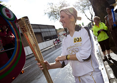 Olympic Torch Relay - Emma Vickers