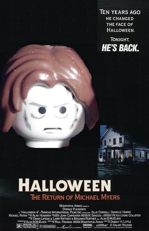 Lego Michael Myers Poster