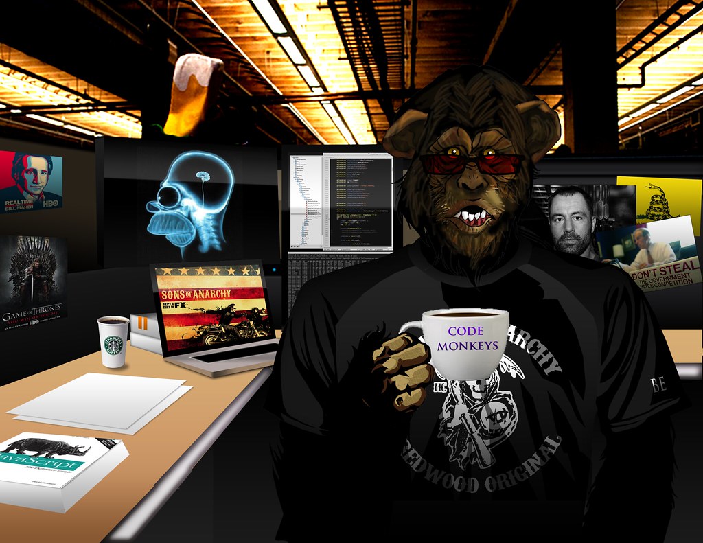 Code Monkey, concept art by JOsH LIndsay | JOsH Lindsay | Flickr