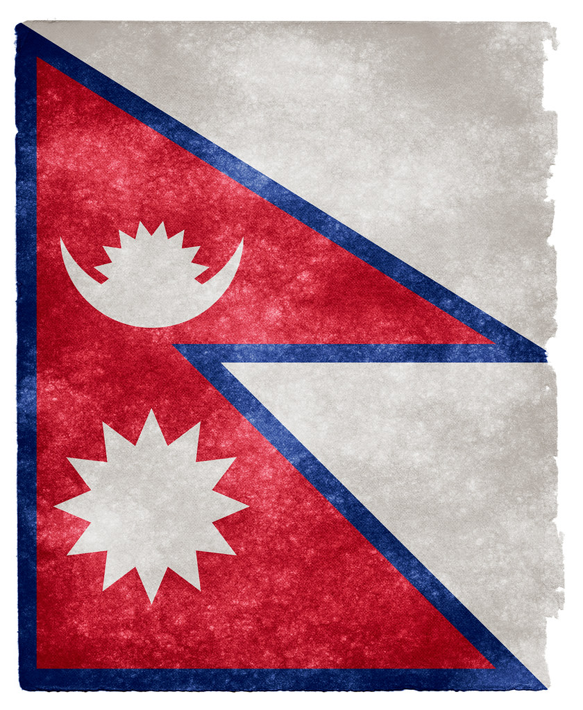 Image of Nepal Grunge Flag