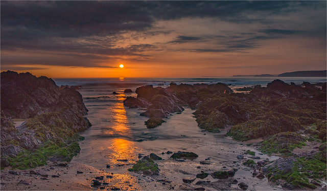 Sunset at Freshwater West, Pembrokeshire
