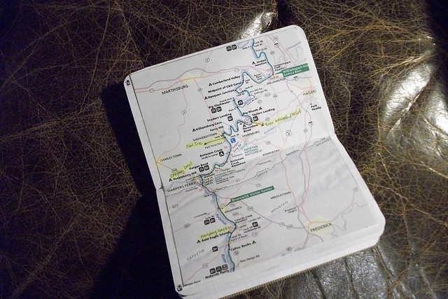 Field Notes with map page