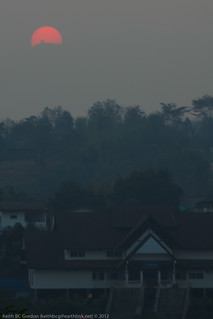 Sunset and SE Asian Haze